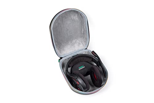 Slappa Gaming Headphone Case with Reinforced Carry Handle & RGB Styled Zipper; Fits Most Folding & Non-Folding Headsets (SL-GAMR-HP-RGB)