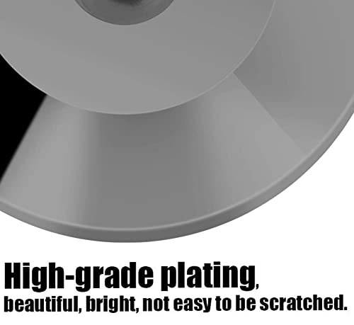 Preffair 4Pcs Stainless Steel Audio Speaker Spike Pads Mats Speaker Isolation Stand Feet Cone Shock Floor Protector Base for HiFi Turntable Subwoofer Loudspeaker Amplifier CD DVD Player - color: Stainless Steel