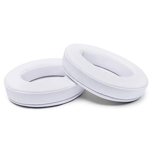WC Wicked Cushions PadZ - Thick & Soft Ear Pads for ATH M50X / M40X / SteelSeries Arctis/HyperX Cloud & Alpha/Logitech G Pro X/Compatible with Over 50 Headphones | White - color: White