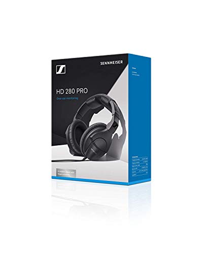 Sennheiser HD 280 Pro Headphone, Black (Pack of 2) - size: (Pack of 2)