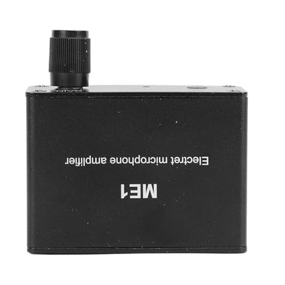 Microphone Preamp, Electret Microphone Amp, Adjustable Gain 0-20db Sound Amplifier, Audio, Microphone Preamplifier for Podcast, Livestream, Broadcasting