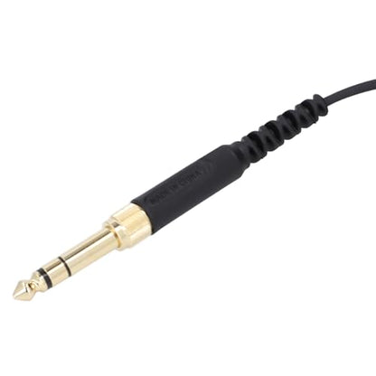 Haofy Headphone Sound Cable OFC Shielded Replacement Audio Cable 1.2m to 2m Coiled Cord with 3.5mm Plug 6.3mm Adapter Locking Design for DJ Studio for Pioneer HDJ CUE1 X5 X7 S7