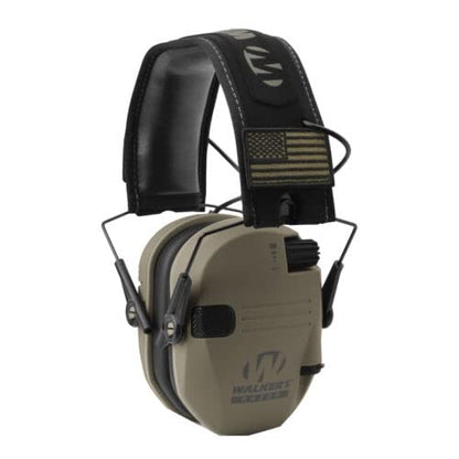 Walker's Razor Slim Electronic Muff - color: Patriot - Fde, size: One Size