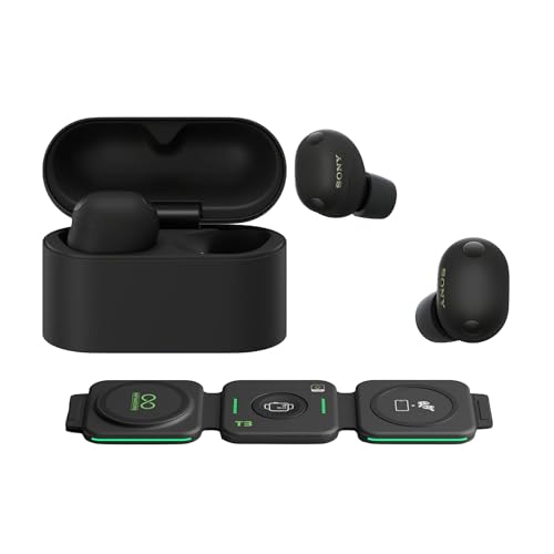 Sony WF-1000XM6 Wireless Noise-Canceling Earbuds (Black) Bundle