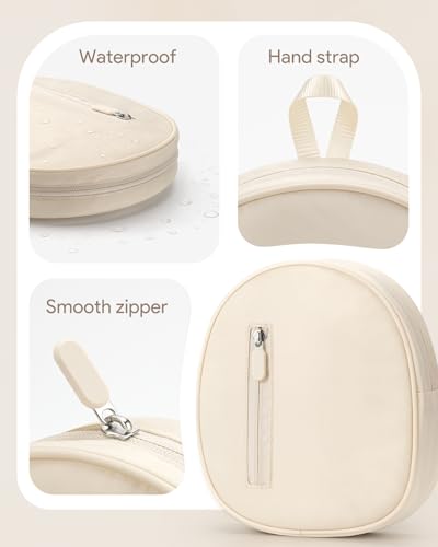 Soft Case for AirPods Max - Super-Slim Apple Headphone Case Compatible with Smart Case Portable Travel Organizer Pouch(Beige) - color: Beige