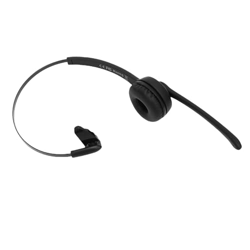 ANGGREK Trucker Bluetooth Headset, Bluetooth 5.0 Wireless Headset with Mic, Noise Canceling Over Ear Headphones, 13H Playtime, Dual Device, for Truck Drivers Office Calls
