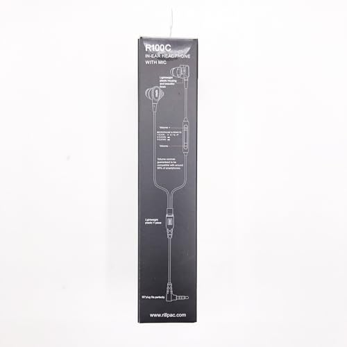 R100C Titanium Dynamic Driver Noise Isolating in-Ear Headphones Reference Series Earphones