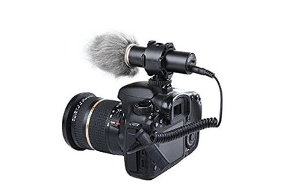 Movo VXR200 HD Stereo XY Condenser Mini Capsule Microphone for Sony, Nikon, and Canon DSLR Video Cameras
