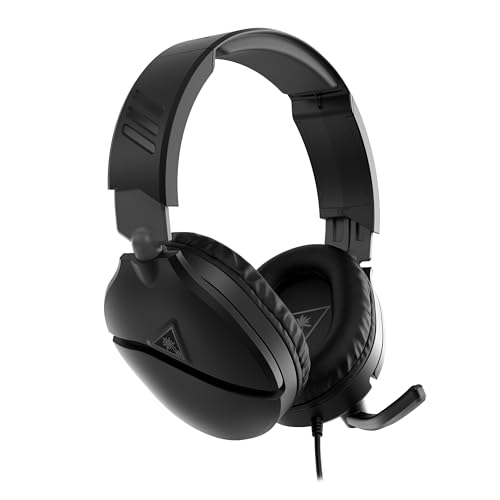 Turtle Beach Recon 70 Wired Multiplatform Gaming Headset for PC, PS5, Xbox | Xbox Series X|S, Xbox One, PlayStation, PC Splitter Cable, Flip-to-Mute Mic, 40mm Speakers, Lightweight, Soft Earpads, Black - size: Standard
