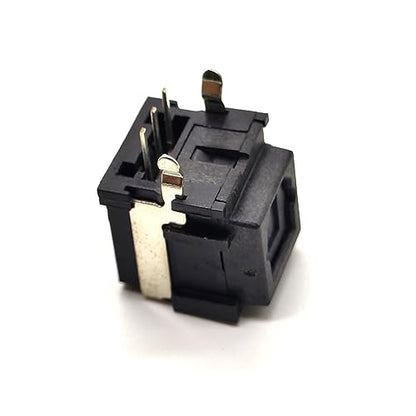 Toslink Connector Receiving + Transmitting Socket Optical Fiber Right Angle Panel Mount with self Tapping Hole（Receive + Transmit