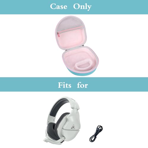 Hard Carrying Case Fits for Turtle Beach Stealth 600/700 Gen 2 Wireless Gaming Headset, Shockproof Waterproof Black Travel Gaming Headset Protective Case (Pink) - color: Pink