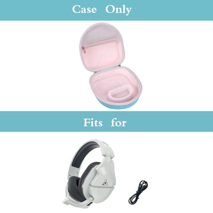 Hard Carrying Case Fits for Turtle Beach Stealth 600/700 Gen 2 Wireless Gaming Headset, Shockproof Waterproof Black Travel Gaming Headset Protective Case (Pink) - color: Pink