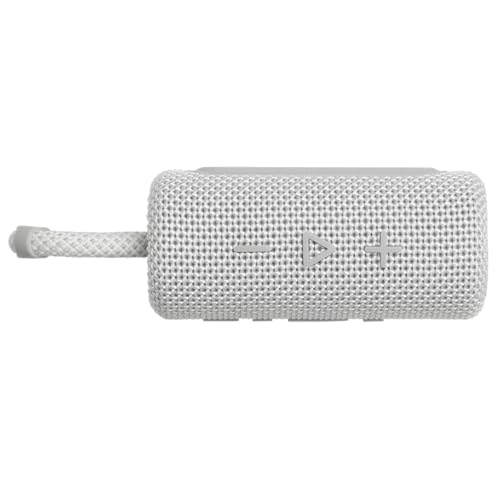 JBL Go 3 - Portable Mini Bluetooth Speaker, big audio and punchy bass, IP67 waterproof and dustproof, 5 hours of playtime, speaker for home, outdoor and travel (White) - color: White, style: GO3