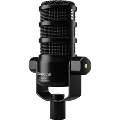 2 Pack of RODE PodMic USB and XLR Dynamic Broadcast Microphone Bundled with Cleaning Cloth (3 Items)