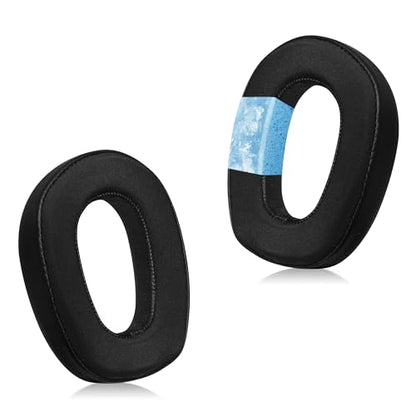 Replacement Ear Pads for Logitech G435 - Ice Silk Fabric Earpads with Cooling Gel Memory Foam - Breathable Ice Sensation Ear Cushions for Gaming Headphones - Black
