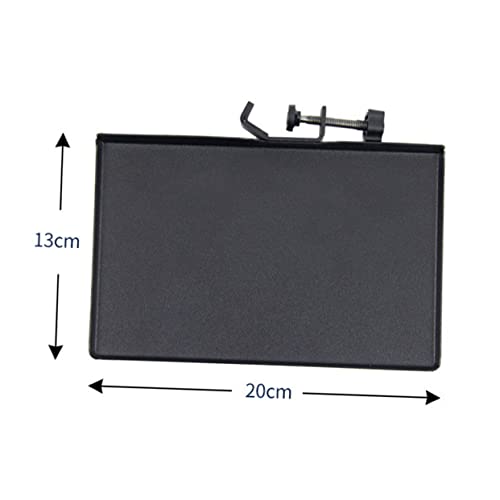 Toddmomy Clip Microphone Stand Low Profile Mic Arm for Microphone Sound Tray Broadcast Rack