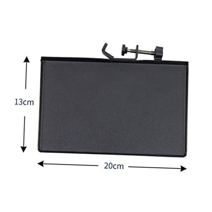 Toddmomy Clip Microphone Stand Low Profile Mic Arm for Microphone Sound Tray Broadcast Rack