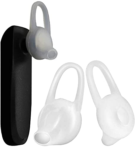 D & K Exclusives Ear Tips Soft Replacement Earbuds Silicone Gel Cover Pads 8 PCS for Headset Earpiece, Active InEar Headphones Earphones - Black (Small | Medium) - size: Small | Medium