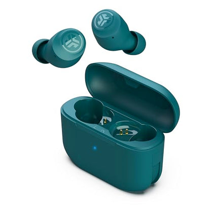 JLab, Go Air Pop, True Wireless Earbuds, Bluetooth, Dual Connect, EQ3 Sound, IPX4, Teal - color: Teal