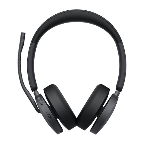 Yealink Headset BH74 Bluetooth Wireless On-ear, Acoustic Shield Mic & Hybrid ANC, Long Battery, All-Day Comfort, Dual Busylight, Teams Certified, Ideal for Office, Remote, and On-the-Go with Cloth - style: BH74-MS-MC