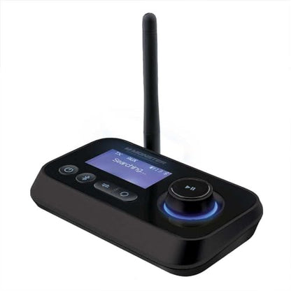 Monster Bluetooth Transmitter & Receiver, 2-in-1 Bluetooth Audio Adapter, Stream to/from NonBluetooth Devices, Stream TV to 2 Headphones, 33 ft Range, Analog & Digital, TV USB Powered, 3.5mm Aux Port