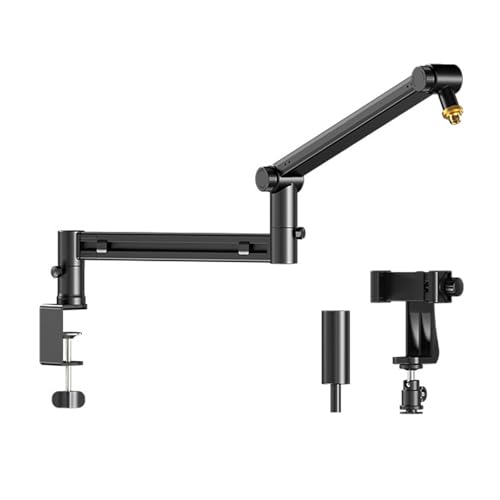 Stable Rotating Boom Arm Holder with Hidden Cable Routing for Home Studio Broadcasting Stable Rotating Boom Arm Holder with Hidden Cable Routing for Home Studio Broadcasting - color: Regular 1style