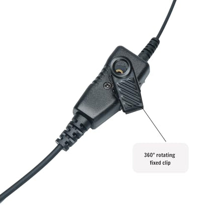 1 Pin 2.5mm Headset Compatible with Motorola Talkabout t600 Radio - size: 1pack