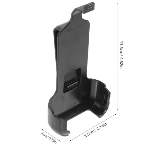 Abaodam 2Pcs Interphone Belt Clip Replacement ABS Black Back Clips