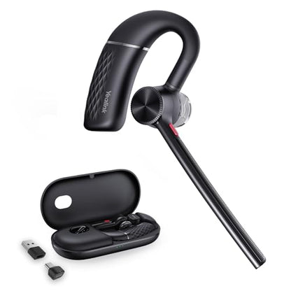 Yealink Bluetooth Headset BH71 Noise Cancelling Wireless Earpiece for Phone | Yealink BH71 Pro Wireless Headphone for Call,Single Ear Office Headset with Mic Bluetooth Earbuds with USB Dongle for PC Work - style: BH71 Pro USB-C to A