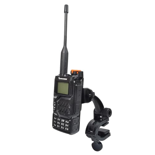 Universal Radio Desk Mount, Walkie-Talkie/CB Microphone Adjustable Plane Bracket for Baofeng Quansheng Kenwood Retevis Motorola Kenwood CB Handheld Transceivers