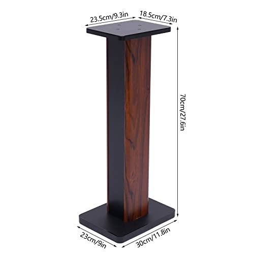 Pair Speaker Bookshelf Stands, 28 Inch Universal Speaker Stand, Reduce Vibration Improve Sound Performance, Surround Sound Speaker Stand with Cable Management, for Speakers Under 15"