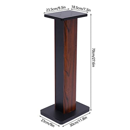 Pair Speaker Bookshelf Stands, 28 Inch Universal Speaker Stand, Reduce Vibration Improve Sound Performance, Surround Sound Speaker Stand with Cable Management, for Speakers Under 15"