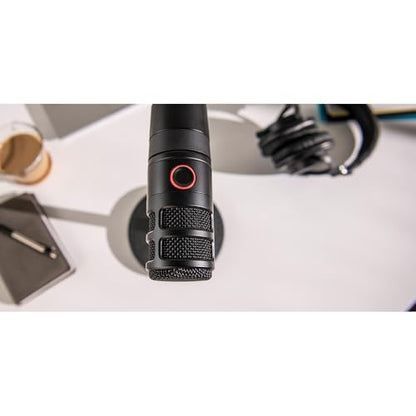 Audio-Technica AT2040USB Hypercardioid Dynamic Podcast USB Microphone, Black Bundle with 2 YR CPS Enhanced Protection Pack