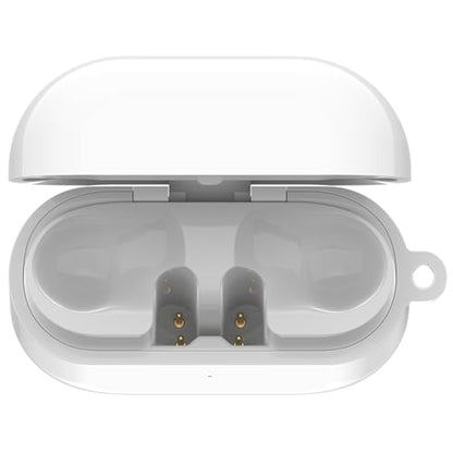 Charging Case for Samsung Galaxy Buds 3, Replacement Charger Case Dock Charging Box with USB C Cable for Galaxy Buds 3 (SM-R530) Earbuds (White) - color: White