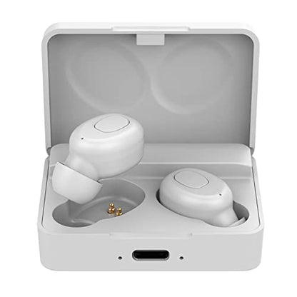 Wireless 5.0 in-Ear Gaming Earbuds Low Latency Gaming Earphones Headset Touch Control W/Mic Waterproof - Black 56X40X20Mm//56 * 40 * 20Mm (White 56 * 40 * 20Mm) - color: White
