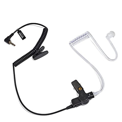 TWAYRDIO 3.5mm Surveillance Radio Earpiece for Motorola, w/Medium Earmolds
