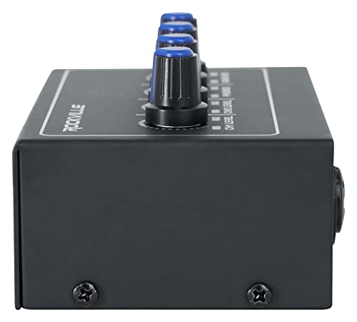 Rockville ROCK-U MINI 2x2 USB Recording Interface Kit with RCM PRO Mic | 24-Bit/192kHz, XLR/TRS Combo and Hi-Z Inputs, 48V Phantom Power, 0ms Monitoring, PRO-M50 Headphones, Shock Mount, 3-Items