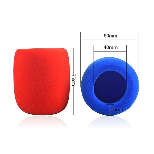10 Pcs Large Microphone Foam Covers Small Microphone Windscreens Microphone Protective Covers for Standard Handheld Microphones
