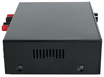 Rockville BluAmp 150 Home Stereo Bluetooth Amplifier Receiver, 75W x 2 | Optical/Phono/RCA Inputs, USB/SD Playback, 2 Mic Jacks for Karaoke, Class D, Remote Included