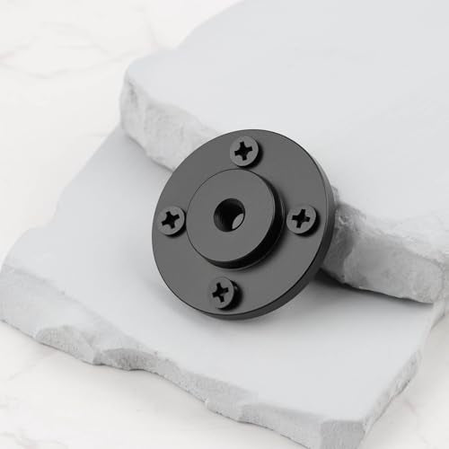 Create idea 2PCS 40x8mm 1/4-20Inch Thread Aluminum Alloy Microphone Stand Mount Adapter