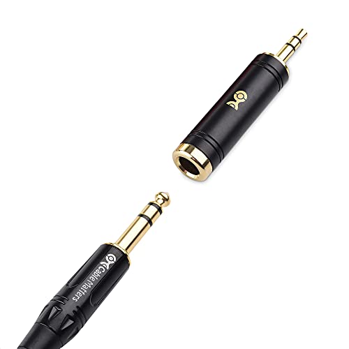 Cable Matters 2-Pack 3.5mm to 1/4 Adapter, 6.35mm to 3.5mm