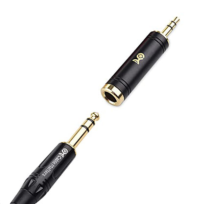 Cable Matters 2-Pack 3.5mm to 1/4 Adapter, 6.35mm to 3.5mm