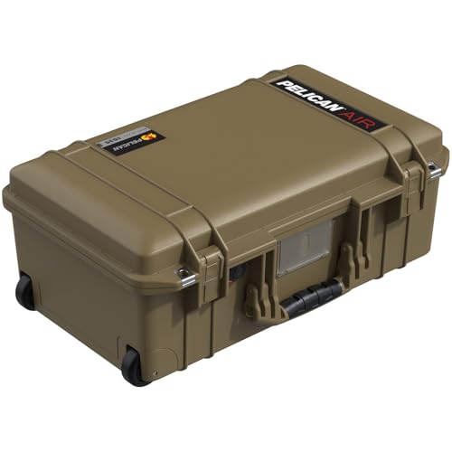 Pelican Air 1535 Multi-Purpose Hard Case - No Foam (Empty) - For Camera, Drone, Equipment, Gear, Electronics, Overlanding, Camping, and Travel - OCP Tan - color: OCP Tan, size: No Foam