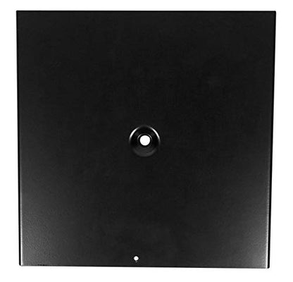 Rockville RS21B V2 Pair 21" Steel Bookshelf Speaker/Monitor Stands, Black | 60 Lb Capacity, Cable Management, EVA Pads, Brass Spikes, Rubber Feet, 9x9 Top Plate, Brass Spikes, Powder Coated - color: Black