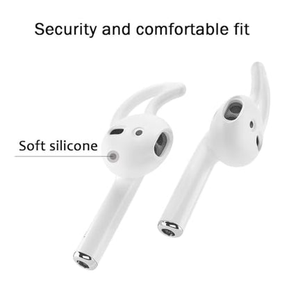 3 Pairs Silicone Ear Hooks and Cover Tips for Airpods Earpods Earphones Headphones Earbuds