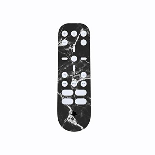 PlayVital Black White Marble Effect Full Set Skin Decal for ps5 Console Disc Edition, Sticker Vinyl Decal for ps5 Controller & Charging Station & Headset & Media Remote - color: Black White Marble