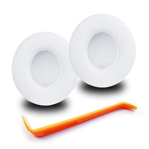 Solo 3 Ear Pads - Replacement Earpads for Beats Solo 2 & Solo 3 Wireless Headphones (White) - color: White
