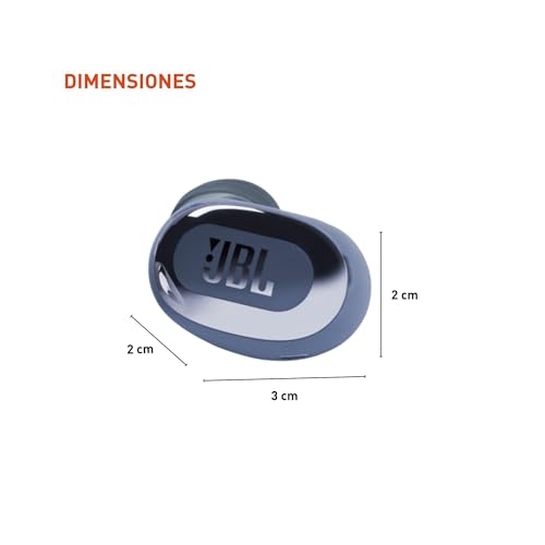 JBL Live Free 2 TWS - Noise Cancelling Earbuds - Blue | JBL Signature Sound, True Adaptive Noise Cancelling with Smart Ambient, 35 728 hours of playback with wireless charging - color: Blue