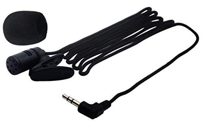 3.5mm Audio Male to Mini lavalier Lapel Tie Clip-on Portable Microphone for Mic System,Voice Amplifier,Speakers,Teachers, conferences, speeches, Drama Performances, Tour Guides.(2pack-1.1M) - color: 1.1M