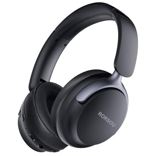 B8 Bluetooth Headphones Over Ear, 6 EQ Music Modes and 50H Playtime Deep Bass Wireless Headphones with Mic, Lightweight Folding HiFi Stereo Headset for iPad/Travel/Tablet/PC/Home Space Black - color: Space Black